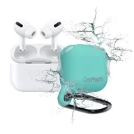 Akcesoria do słuchawek - CaseProof Wodoodporne etui na słuchawki AirPods pro - turkusowe - miniaturka - grafika 1