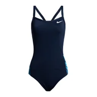Stroje kąpielowe - Strój pływacki jednoczęściowy damski Nike Multiple Print Racerback Splice One - miniaturka - grafika 1