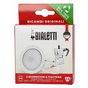 Akcesoria i części do ekspresów do kawy - Bialetti Bialetti Uszczelka 3 szt.) + sitko do kawiarek aluminiowych Bialetti 3-4tz 0800033 - miniaturka - grafika 1