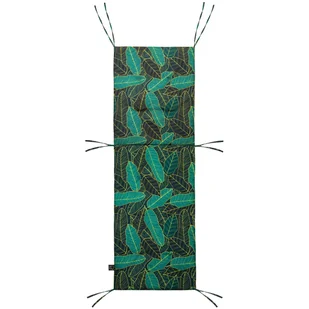 Domarex Poduszka na leżak ogrodowy Lana 200x65x6 cm zielona w liście - Poduszki ogrodowe - miniaturka - grafika 1