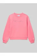 Bluzy damskie - Bluza z wyhaftowanym logo - Champion - miniaturka - grafika 1