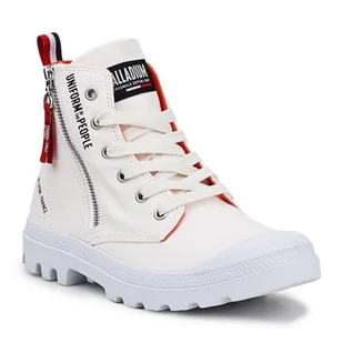 Buty Palladium Pampa Hi Outz Puotp U 77023-116 białe niebieskie - Trampki damskie - miniaturka - grafika 1
