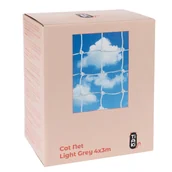 Pozostałe akcesoria dla kotów - TIAKI Siatka ochronna dla kota ze wzmocnieniem drucianym, jasnoszara - 4 x 3 m - miniaturka - grafika 1