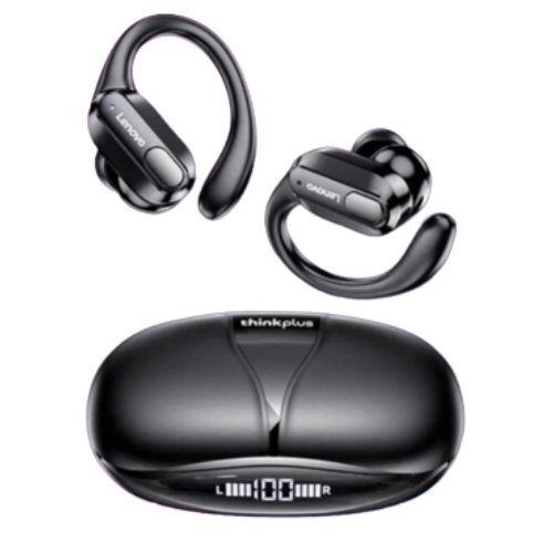 Słuchawki Bezprzewodowe Dokanałowe Lenovo Xt80 Czarne Bluetooth5.3 6h Pracy