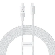 Kable USB - Kabel Baseus Gem Typ C-Typ C 100W 2m (biały) - miniaturka - grafika 1