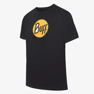 Koszulki sportowe męskie - Buff T-SHIRT PARKER BLACK 2120.999.04 - grafika 1