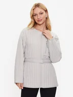 Kurtki damskie - Calvin Klein Kurtka przejściowa K20K205505 Szary Regular Fit - miniaturka - grafika 1