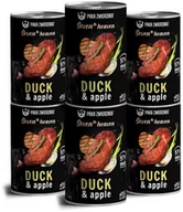Mokra karma dla psów - PAKA ZWIERZAKA - ZESTAW Seven th Heaven mokra karma dla psa kaczka z jabłkiem puszka 6 x 400g - miniaturka - grafika 1