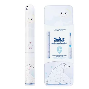 VITAMMY VITAMMY Smile miś polarny Szczoteczka soniczna dla dzieci z zębami mlecznymi 3 + - Szczoteczki do zębów dla dzieci - miniaturka - grafika 2