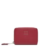Portfele - Tommy Jeans Mały Portfel Damski Tjw Must Small Za AW0AW17642 Czerwony - miniaturka - grafika 1