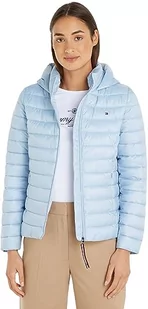 Tommy Hilfiger Damska kurtka z wyściełanym logo CL LW, Breezy Blue, XL, Niebieski bryzowy - Kurtki damskie - miniaturka - grafika 1