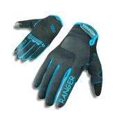 Rękawiczki rowerowe - Rękawiczki rowerowe RANGER Mechanics rozm.M niebieskie - miniaturka - grafika 1