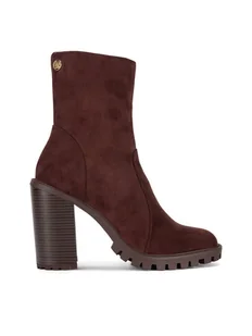 Nine West Botki WFA2947-1 Brązowy - Botki damskie - miniaturka - grafika 1