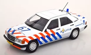 Triple 9 Mercedes Benz 190 W201 Police Netherl 1:18 1800315 - Samochody i pojazdy dla dzieci - miniaturka - grafika 1