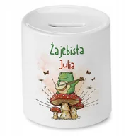 Skarbonki - Skarbonka Dla Juli Julki na Urodziny na Prezent z Nadrukiem ze Zdjęciem + Opakowanie na prezent (wzór 02) - miniaturka - grafika 1