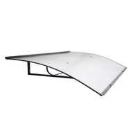 Daszki nad drzwi - Daszek ARCO antracyt 150 x 90 x 26 - miniaturka - grafika 1