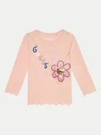 Bluzki damskie - Guess Bluzka K4YI19 K6YW4 Różowy Regular Fit - miniaturka - grafika 1