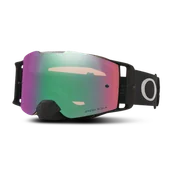 Gogle i okulary motocyklowe - Gogle Cross Oakley Front Line M Czarny Metaliczny Szary - miniaturka - grafika 1