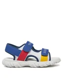 Buty dla chłopców - Tommy Hilfiger Sandały Velcro Sandal T1B2-33897-1591 S Kolorowy - miniaturka - grafika 1