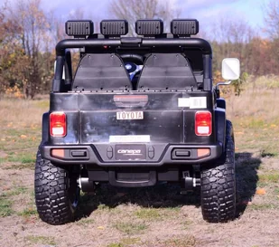 Toyota Land Cruiser Na Akumulator 4x4 Czarny /s316 - Pojazdy elektryczne dla dzieci - miniaturka - grafika 8