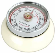 Pozostałe akcesoria kuchenne - Zassenhaus Timer mechaniczny Speed, kremowy (ZS-072334) - miniaturka - grafika 1