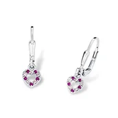 Akcesoria i dodatki do ubrań dla dzieci - Prinzessin Lillifee kolczyki dziewczęce ze srebra próby 925, serca, cyrkonia różowa - miniaturka - grafika 1