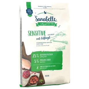 Sanabelle Sensitive, drób - 10 kg - Sucha karma dla kotów - miniaturka - grafika 2