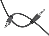 Kable - Kabel audio Jack 3.5 mm - ISY IAU-1015 1.5 m Czarny - miniaturka - grafika 1