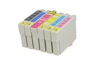 Komplet zamienników tuszów Epson T0801-T0806 CMYK marki My Office - Tusze zamienniki - miniaturka - grafika 2