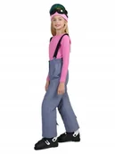 Spodnie narciarskie - Dziewczęce spodnie narciarskie 4F FTRF0948 j.szary 25S 128 cm - miniaturka - grafika 1