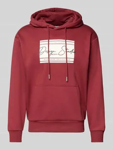 Bluza z kapturem o kroju regular fit z mieszanki bawełny - Bluzy męskie - miniaturka - grafika 1