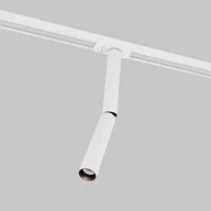 Lampy pozostałe - UNITY FOCUS DUAL TR142-1-6W3K-W spot długa tuba łamana biała LED 6W 3000K do szyny 1-fazowej - miniaturka - grafika 1