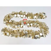 Ozdoby bożonarodzeniowe - Łańcuch choinkowy 13 cm x 2 m złoty - miniaturka - grafika 1