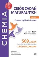 Podręczniki dla liceum - Chemia. Zbiór zadań maturalnych. Lata 2010-2024. Poziom rozszerzony. 569 zadań CKE z rozwiązaniami. Część 1. Chemia ogólna i fizyczna - miniaturka - grafika 1