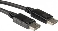 Kable komputerowe i do monitorów - Kabel Roline DisplayPort - DisplayPort 7.5m czarny - miniaturka - grafika 1