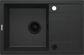 Zlewozmywaki - Deante zlew granitowy 1-kom. z ociekaczem Corio grafit metalik ZRC_G113 - miniaturka - grafika 1