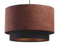Lampy stojące - Bordowa lampa wisząca nad stół z abażurem - S429 Advi - miniaturka - grafika 1