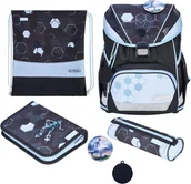 Plecaki - Zestaw tornister plecak Ultralight XL Plus 22l piłkarz Cyber Soccer Herlitz - miniaturka - grafika 1