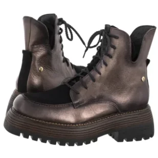 Botki Brązowe 07110-02/00-8 (MA1424-a) Maciejka - Botki damskie - miniaturka - grafika 1