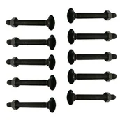 Śruby i nakrętki - ŚRUBA STOLARSKA M7 7cm Czarna 10 sztuk Mod.6000 - miniaturka - grafika 1