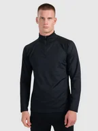 Bielizna sportowa męska - 4F Bielizna termiczna ocieplana (góra) męska - czarna XXL - miniaturka - grafika 1