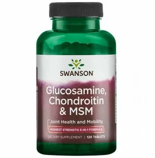 Glucosamine, Chondroitin & MSM (120 tabl.) - Suplementy diety - miniaturka - grafika 1