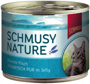 Schmusy Nature Ryba w puszkach, 24 x 185 g - Tuńczyk - Mokra karma dla kotów - miniaturka - grafika 1