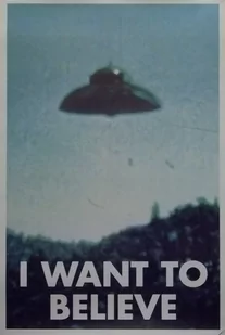 Close, Plakat, CLOSE, x Files I Want to Believe - UFO, 61x91,5 cm - Plakaty - miniaturka - grafika 1