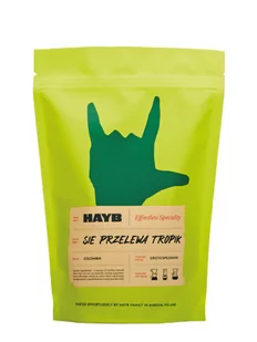 HAYB SPECIALITY COFFEE Kawa ziarnista HAYB Się Przelewa Tropik 1kg 10289-uniw - Kawa - miniaturka - grafika 1