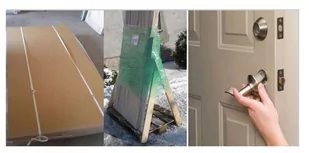 Drzwi zewnętrzne grube ciepłe PCV (kolor: biały, strona: prawa, szerokość: 100 cm) 54451821 - Pozostałe wyposażenie warsztatu - miniaturka - grafika 4