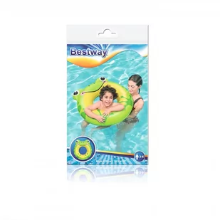 Kółko do Pływania dla dzieci Żabka BESTWAY Zwierzęta 76x85cm - Materace dmuchane i koła do pływania - miniaturka - grafika 4