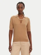 Swetry damskie - Liu Jo Sweter WA5222 MS49I Brązowy Regular Fit - miniaturka - grafika 1