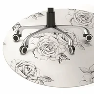 Podnóżki, podpórki, podkładki - Podkładka pod krzesło obrotowe Róże fi100 cm - miniaturka - grafika 1