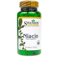 Witaminy i minerały - SWANSON Niacyna, 100mg, 250 tabletek - miniaturka - grafika 1